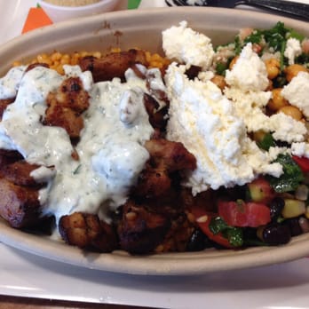 Hummus Mediterranean - Chicken, vegetables, feta cheese and yogurt sauce - Mediterranean Near Me - Holbrook, New York Hummus Mediterranean - Chicken, vegetables, feta cheese and yogurt sauce - Mediterranean Near Me - Holbrook, New York
