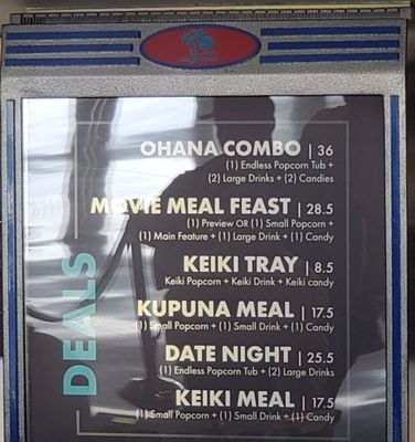 Menu photo 5 Consolidated Theatres Kapolei Kapolei, HI