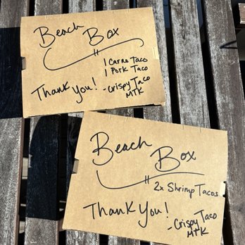 Crispy Taco - Beach box - Tacos Near Me - Montauk, New York Crispy Taco - Beach box - Tacos Near Me - Montauk, New York