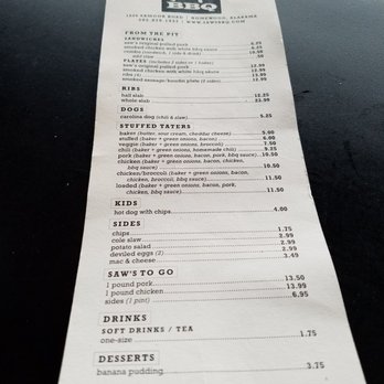 SAW's BBQ - Menu. - Barbeque Near Me - Homewood, Alabama SAW's BBQ - Menu. - Barbeque Near Me - Homewood, Alabama