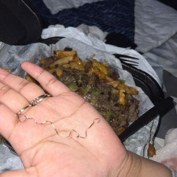 Mucha Fruta - My wife found a piece of steel wool in our carne asada fries - Juice Bars & Smoothies Near Me - San Diego, California Mucha Fruta - My wife found a piece of steel wool in our carne asada fries - Juice Bars & Smoothies Near Me - San Diego, California