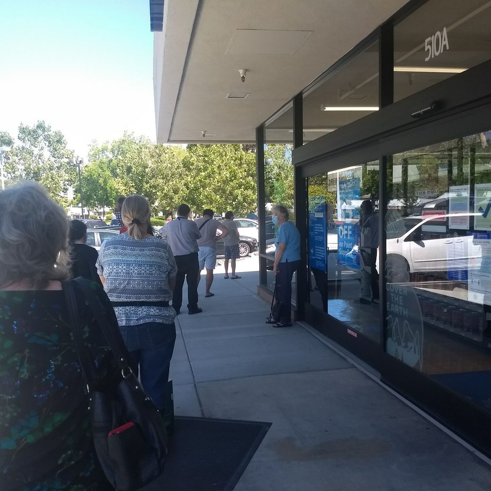 US Post Office - Long line for the post office on July 14, 2020 at 510C East El Camino Real. - Post Offices Near Me - Sunnyvale, California US Post Office - Long line for the post office on July 14, 2020 at 510C East El Camino Real. - Post Offices Near Me - Sunnyvale, California