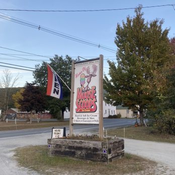 Moose Scoops Ice Cream Shop - Front - Ice Cream & Frozen Yogurt Near Me - Warren, New Hampshire Moose Scoops Ice Cream Shop - Front - Ice Cream & Frozen Yogurt Near Me - Warren, New Hampshire