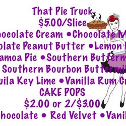 That Pie Place - Our menu! Find us on the streets!