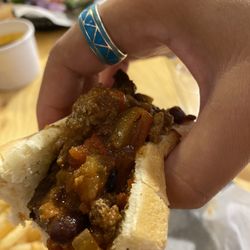 Joseph Decuis Emporium - Wagyu chili dog