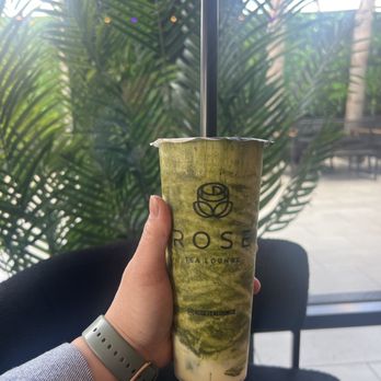 Rose Tea Lounge - Matcha Marble - Bubble Tea Near Me - San Jose, California Rose Tea Lounge - Matcha Marble - Bubble Tea Near Me - San Jose, California