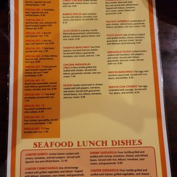 El Azteca - Menu - Mexican Near Me - Dunkirk, New York