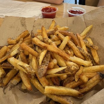 Five Guys - Large Fries - Hot Dogs Near Me - Des Plaines, Illinois