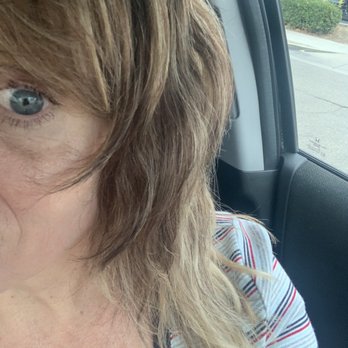 Bushire Salon & Spa - After My hair is gone and it looks horrible. - Hair Salons Near Me - Orange, California
