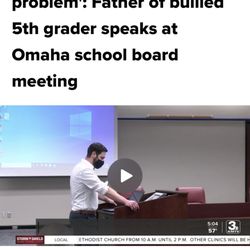 Alice Buffett Magnet Middle School - Omaha Public Schools - Kid was bullied by cafeteria worker for being bald. OPS relocated her after it went public bc they feared for the employee's safety.