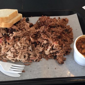 Leon's Smoke Shack BBQ - Two meat dinner with "Them Beans" - Barbeque Near Me - Tulsa, Oklahoma