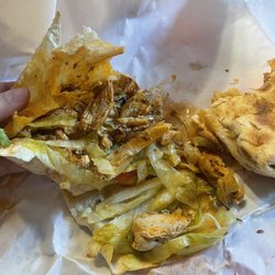 Effie Filippou's Twisted Pizza - " Buffalo chicken wrap "