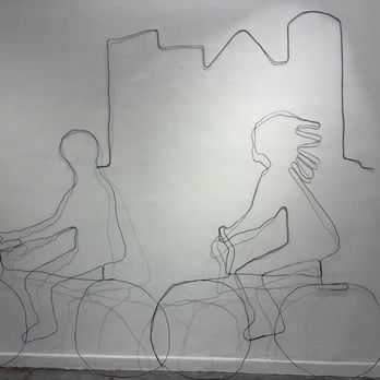 Centro Cultural Recoleta - Life-sized wire scupltures - Cultural Center Near Me - Buenos Aires, C