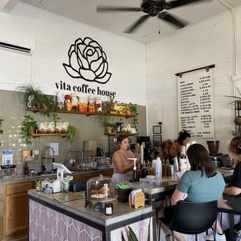 Vita Coffee House - Inside where you order - Coffee & Tea Near Me - Waxahachie, Texas Vita Coffee House - Inside where you order - Coffee & Tea Near Me - Waxahachie, Texas