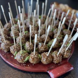 Chef's Edge Catering - Teriyaki Meatball Skewers