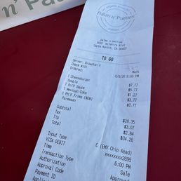 Receipt for $12.50+ cheeseburger and parm fries $9.77 with sauce $1.27. Then coke $3.77 Receipt for $12.50+ cheeseburger and parm fries $9.77 with sauce $1.27. Then coke $3.77