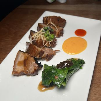 Pusadee's Garden - pork belly, sweet chili garlic caramel - Thai Near Me - Pittsburgh, Pennsylvania Pusadee's Garden - pork belly, sweet chili garlic caramel - Thai Near Me - Pittsburgh, Pennsylvania