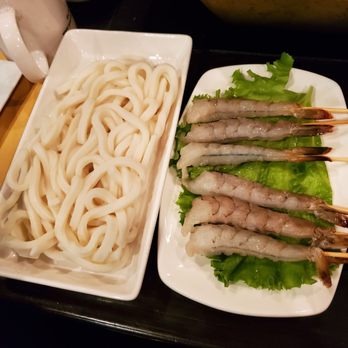 Koi Sushi Hot Pot - Shrimp & Udon - Hot Pot Near Me - Quincy, Massachusetts