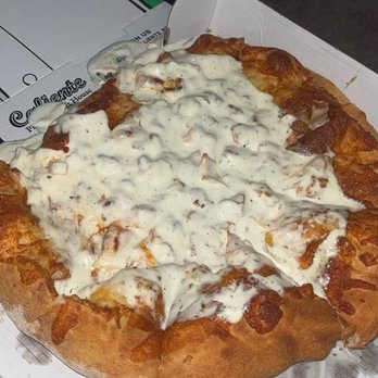 Caliente Pizza and Draft House - GROSS. Asked for extra ranch on the side. WHAT IS THIS. - Pizza Near Me - Sewickley, Pennsylvania