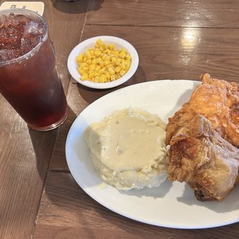 Mrs. Knott’s Chicken Dinner Restaurant - Fried Chicken, mashed potatoes, corn and Boysenberry soda. - Cocktail Bars Near Me - Buena Park, California Mrs. Knott’s Chicken Dinner Restaurant - Fried Chicken, mashed potatoes, corn and Boysenberry soda. - Cocktail Bars Near Me - Buena Park, California