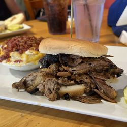Big Bad Wolf Smokehouse Grill - Brisket sandwich
