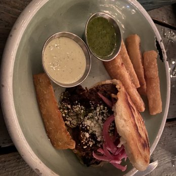 Hola Arepa - Shredded Beef & Plantain Arepa - Latin American Near Me - Minneapolis, Minnesota Hola Arepa - Shredded Beef & Plantain Arepa - Latin American Near Me - Minneapolis, Minnesota