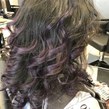 Studio V La Jolla - Purple balayage. I loved that it's not ridiculously bright purple, but you can still definitely see the color, especially in the sun! - Hair Salons Near Me - San Diego, California Studio V La Jolla - Purple balayage. I loved that it's not ridiculously bright purple, but you can still definitely see the color, especially in the sun! - Hair Salons Near Me - San Diego, California