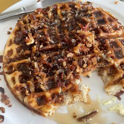 Stockman's Cafe - Delicious bacon waffle