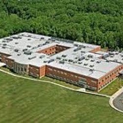 Glasgow Middle School - High shot of glasgow middle school.