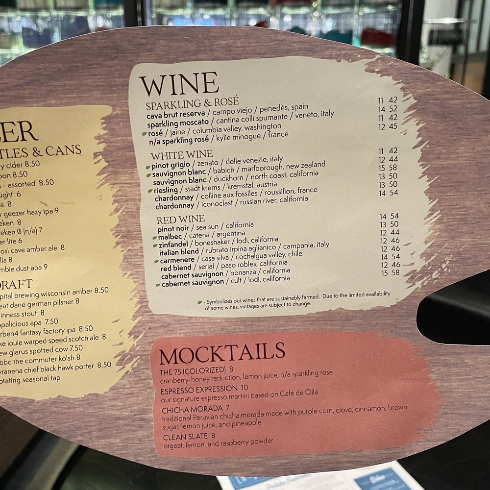 Palette Bar & Grill - Drink menu - Cocktail Bars Near Me - Madison, Wisconsin Palette Bar & Grill - Drink menu - Cocktail Bars Near Me - Madison, Wisconsin