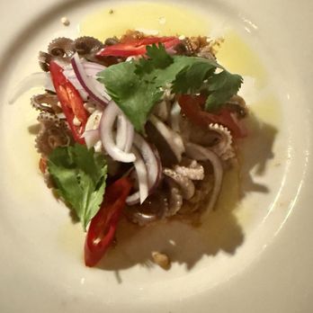 Glin Thai Bistro - Grilled baby squid appetizer - Thai Near Me - Brooklyn, New York
