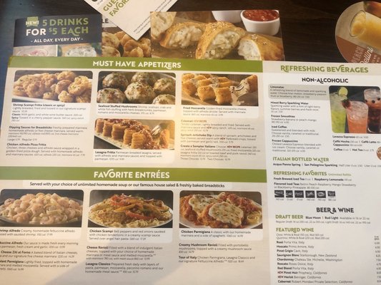 Menu photo 1 Olive Garden Italian Restaurant Glendale, AZ Menu photo 1 Olive Garden Italian Restaurant Glendale, AZ