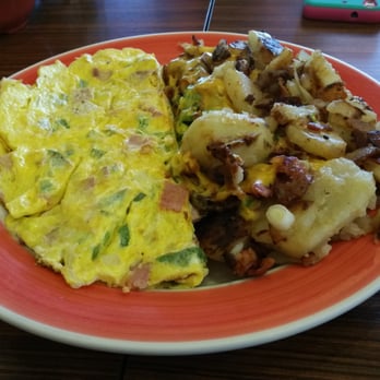 Amy's Omelette House - My Western with all the way home fries. - Breakfast & Brunch Near Me - Cherry Hill, New Jersey