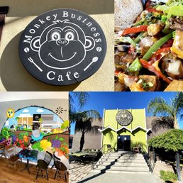 Exterior photo of Monkey Business Cafe - Fullerton, California Exterior photo of Monkey Business Cafe - Fullerton, California