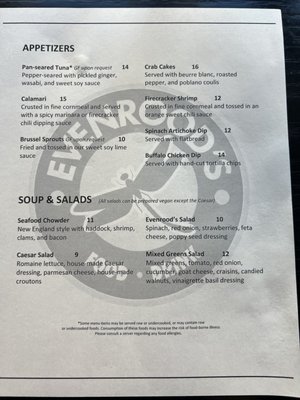 Menu photo 2 Evenrood's Bangor, ME