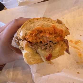 Blues City Deli - Pastrami/roast beef special on toasted garlic oil bread - Sandwiches Near Me - St Louis, Missouri