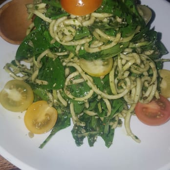 Falora - Zucchini noodles, spinach, tomato and pesto salad. - Pizza Near Me - Tucson, Arizona Falora - Zucchini noodles, spinach, tomato and pesto salad. - Pizza Near Me - Tucson, Arizona