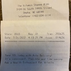 The Vitamin Shoppe - Location, date & time.