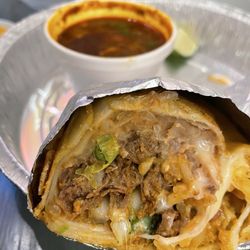 The Spanglish - Quesibirria Burrito