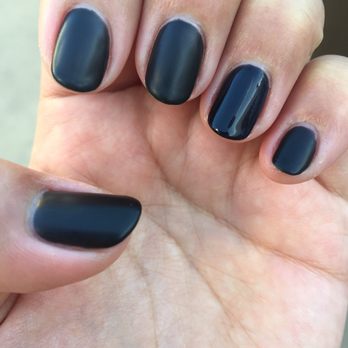 Nancy Nails - Black matte/glossy coat. Not bad, but not what I was hoping for. - Nail Salons Near Me - Marina Del Rey, California Nancy Nails - Black matte/glossy coat. Not bad, but not what I was hoping for. - Nail Salons Near Me - Marina Del Rey, California