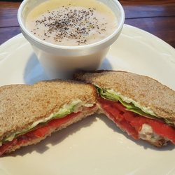 Parsons Pharmacy - Homemade chicken salad and potato soup, delicious.