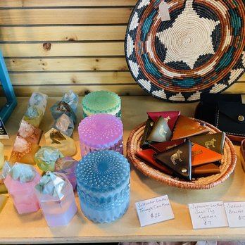 Hola Adios Coffeeshop - They have cutesy stuff , Tshirts, crystals and more to buy - Coffee & Tea Near Me - Costa Mesa, California