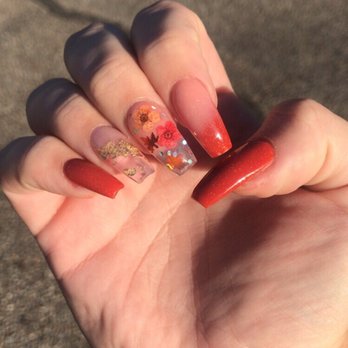 Diamond Nails - Fall set - Nail Salons Near Me - Austin, Texas Diamond Nails - Fall set - Nail Salons Near Me - Austin, Texas