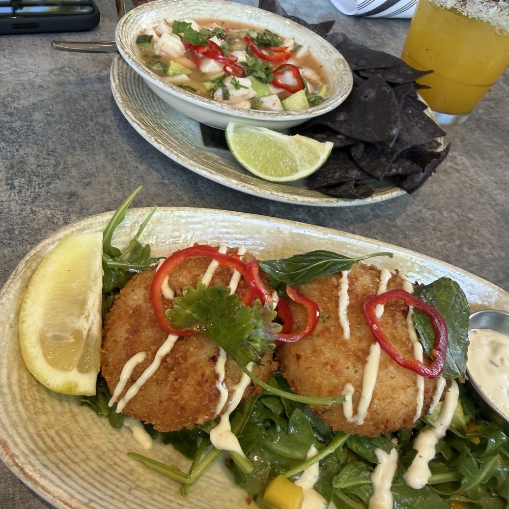 Pacific Catch - Ceviche Mixto and Housemade Crab Cakes - Seafood Near Me - Brea, California Pacific Catch - Ceviche Mixto and Housemade Crab Cakes - Seafood Near Me - Brea, California