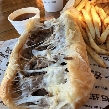 Beef Shack - Cheezy beef with gravy on the side. - Fast Food Near Me - St. Charles, Illinois