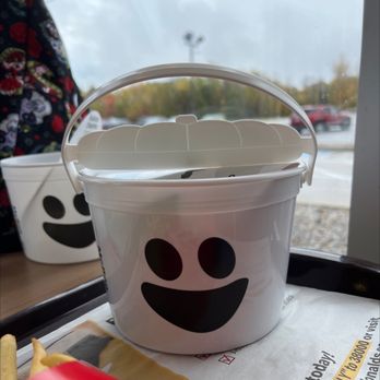 McDonald's - a bucket with a smiley face on it - Coffee & Tea Near Me - West Ossipee, New Hampshire McDonald's - a bucket with a smiley face on it - Coffee & Tea Near Me - West Ossipee, New Hampshire