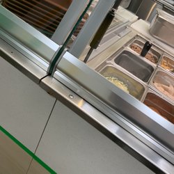 Subway - There are roaches here. Zoom into under the counter.