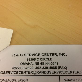 R & G Service Center - Auto Repair Near Me - Omaha, Nebraska R & G Service Center - Auto Repair Near Me - Omaha, Nebraska