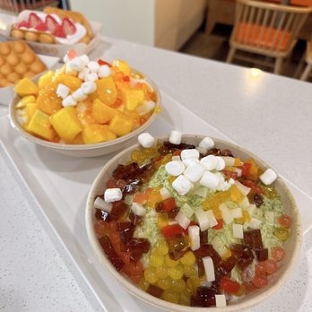 Melotea - Mango and green tea snowy - Cafes Near Me - Greenville, North Carolina