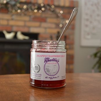 Mattie's Jams & Jellies - Jalapeno Raspberry Jelly, Our favorite and best selling jelly! - Specialty Food Near Me - Noxon, Montana Mattie's Jams & Jellies - Jalapeno Raspberry Jelly, Our favorite and best selling jelly! - Specialty Food Near Me - Noxon, Montana